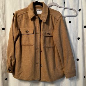 Old navy camel shacket